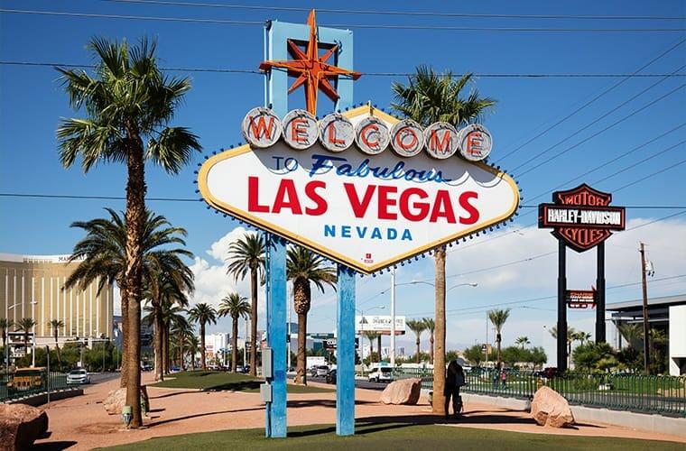 Photo Op At The “welcome To Fabulous Las Vegas” Sign