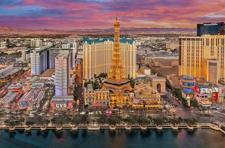 Walking On The Famous Strip
