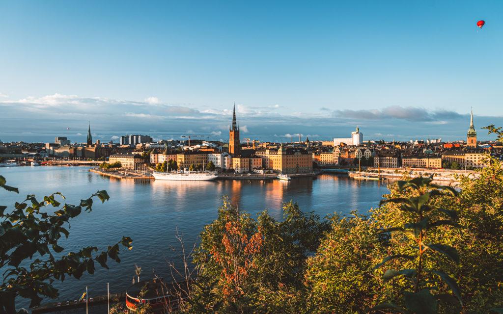 Aussicht Montelius Vägen Mariaberget Stockholm